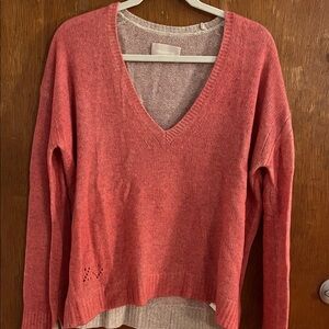 Zadig & Voltaire Coral V-Neck Sweater